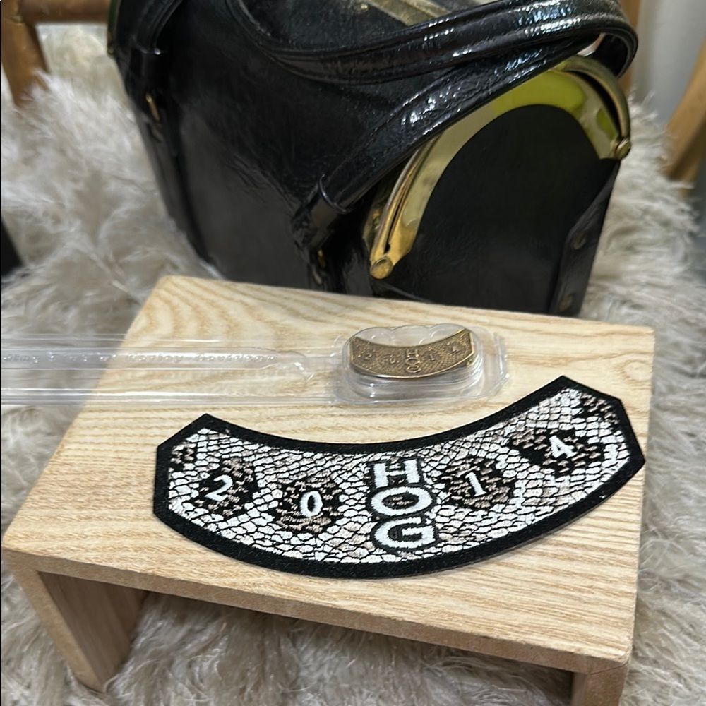 Harley‎ Davidson Owners Group Snake Pattern Patch & Pin 2014 New